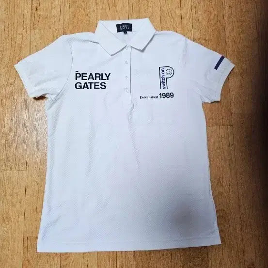 [BUNJANG] Pearly Gates Women's Short Sleeve Cooling Polo T-Shirt (Size 55) / (매장판3회착용) 파리게이츠 여성 골프 아주 얇은 냉감용 반팔카라티55