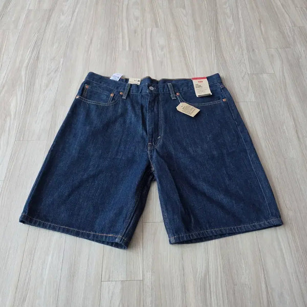 [BUNJANG] Levi's 469 Loose Fit Denim Shorts Size 36 / (새제품)리바이스 / 469 루즈핏 데님 쇼츠 / 36