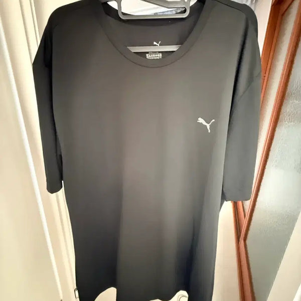 [BUNJANG] Puma Basic Logo T-Shirt Black 110 / 푸마 기본 로고 반팔티 블랙 110