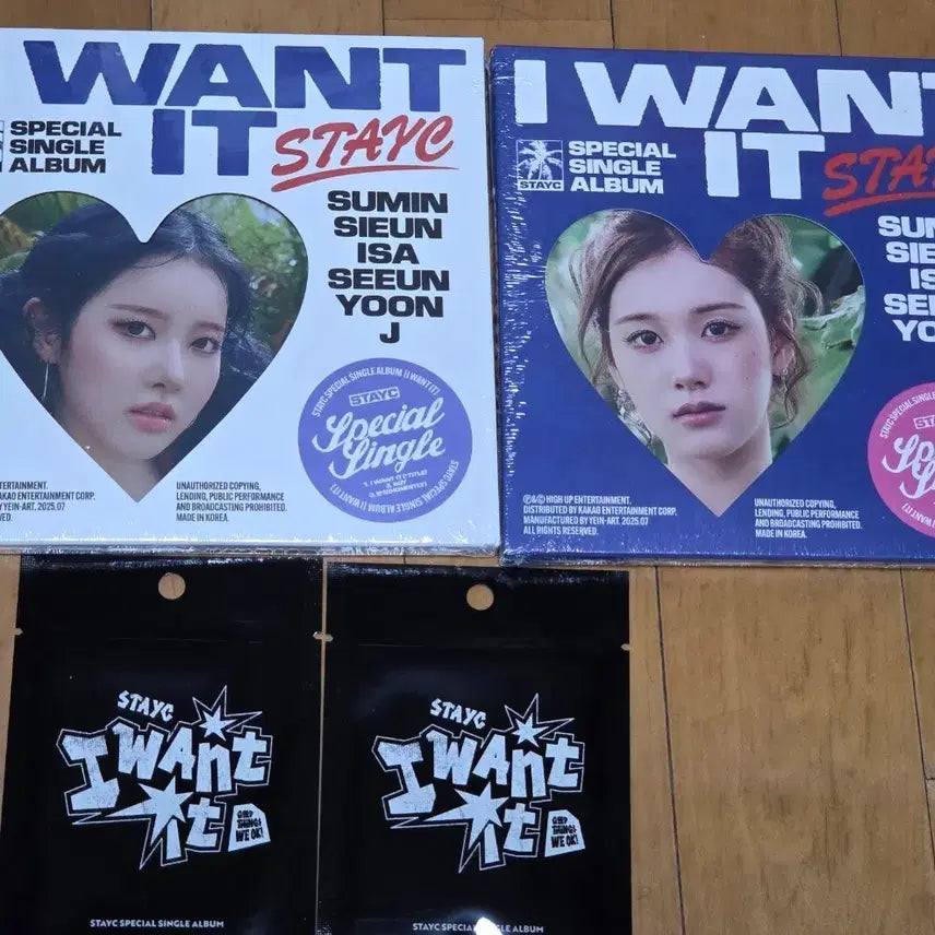 [BUNJANG] STAYC I WANT IT Special Single Album 3 Version Set (Sealed) / 스테이씨 (STAYC) I WANT IT 스페셜 싱글 앨범 3종세트미개봉