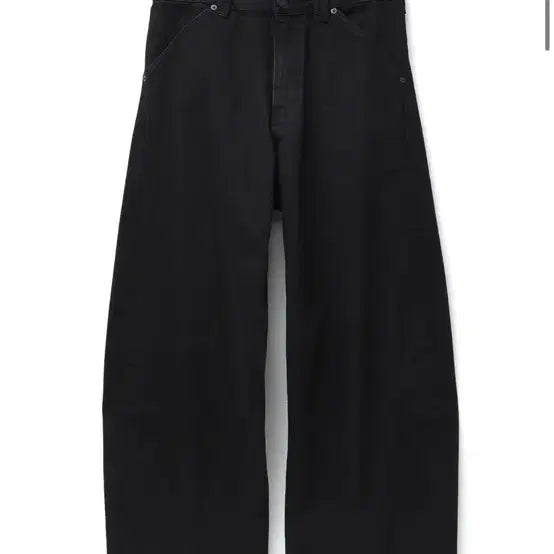 [BUNJANG] Haechingroom Wide Curve Jean Jet Black / 해칭룸 와이드 커브진 제트 블랙(2)
