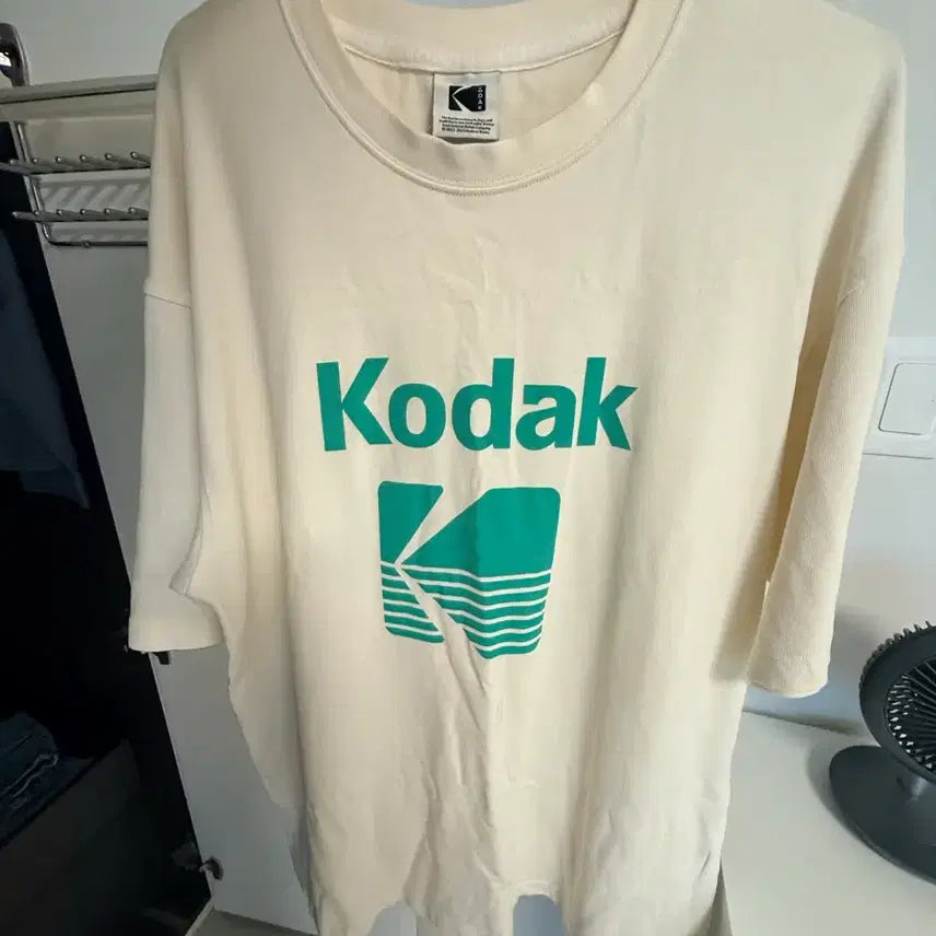 [BUNJANG] Kodak Short Sleeve T-Shirt Beige Size 110 / 코닥 반팔티 베이지 110