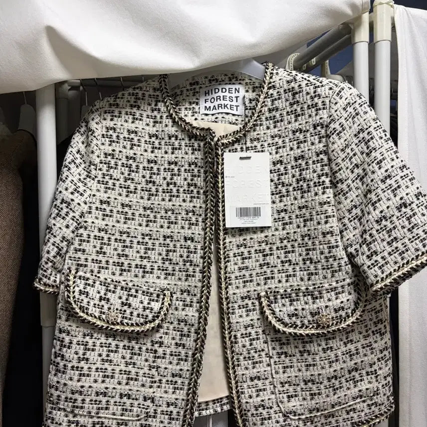 [BUNJANG] Hidden Forest Market Tweed Jacket (New) / 히든 포레스트 마켓 트위드 자켓(새상품, 택있음)