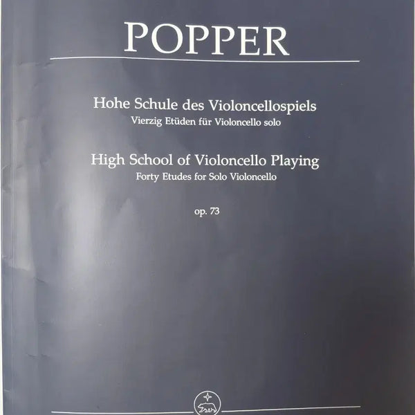 [BUNJANG] Popper Cello Etudes Op. 73 Sheet Music / 포퍼 에튀드 첼로 악보 op.73