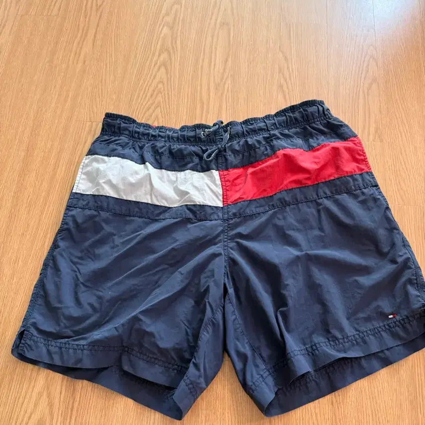 [BUNJANG] Tommy Hilfiger Logo Swim Pants Navy / 타미힐피거 로고 스윔팬츠 네이비