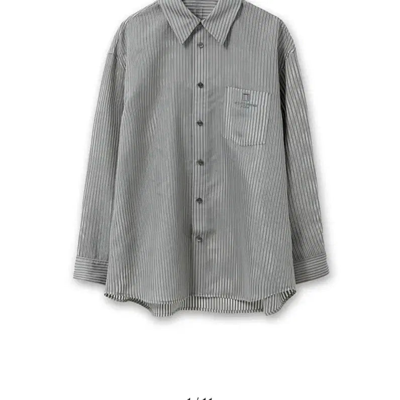 [BUNJANG] Woo Young Mi 25SS Sheer Stripe Shirt / [구매] 44,46 25SS 우영미 시어 스트라이프 셔츠
