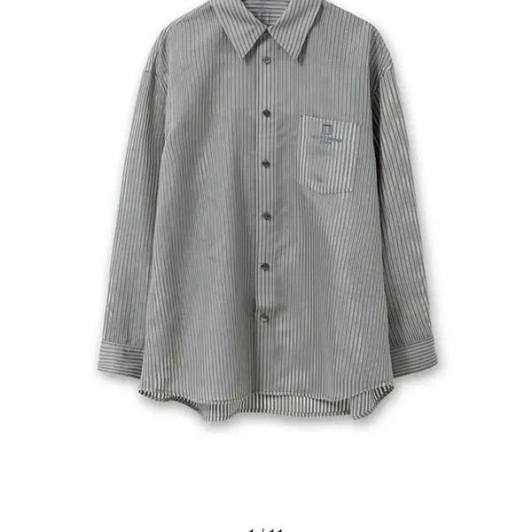 [BUNJANG] Woo Young Mi 25SS Sheer Stripe Shirt / [구매] 44,46 25SS 우영미 시어 스트라이프 셔츠