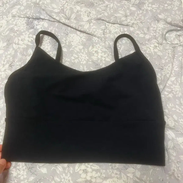 [BUNJANG] Andar Black Sports Bra Top / 안다르 브라탑