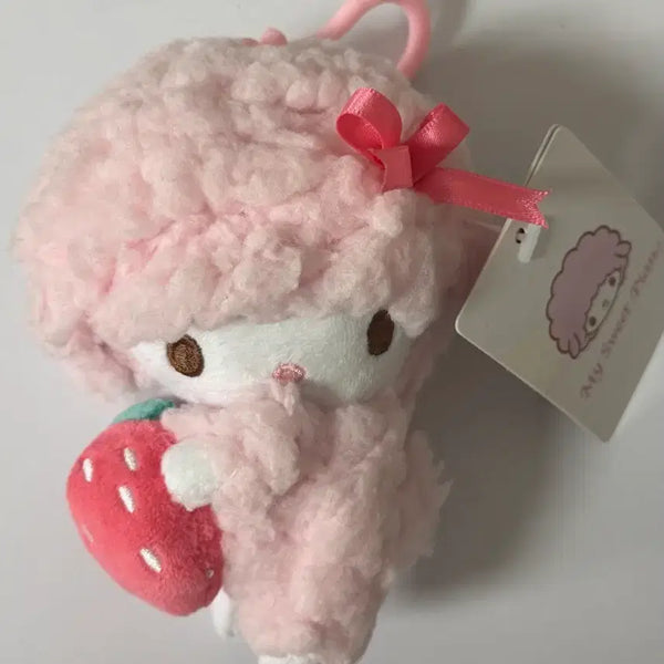 [BUNJANG] Sanrio My Melody Strawberry Plush Keychain / 마이멜로디 딸기 인형 키링 양도