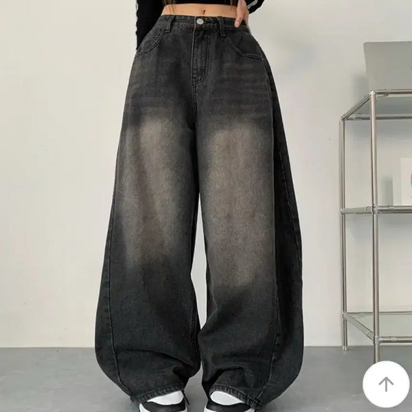 [BUNJANG] Black Denim Jeans (Short, M) / 청바지 흑청 숏 M
