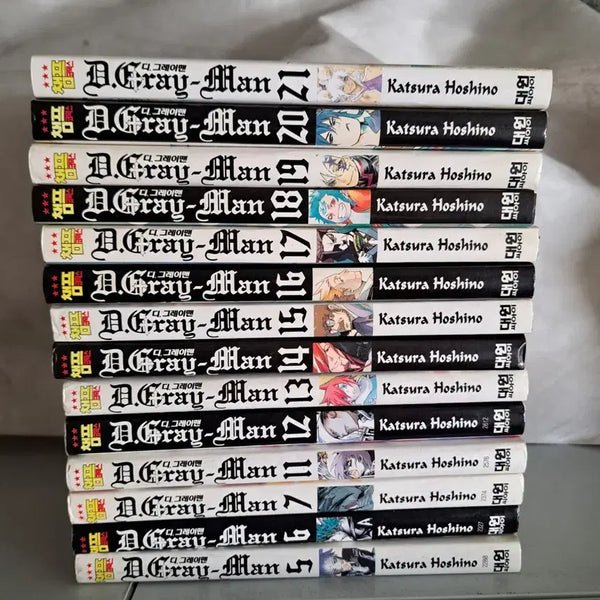 [BUNJANG] D.Gray-man Manga Volume 1-14 Bundle Set / 만화책 디 그레이맨 14권 일괄