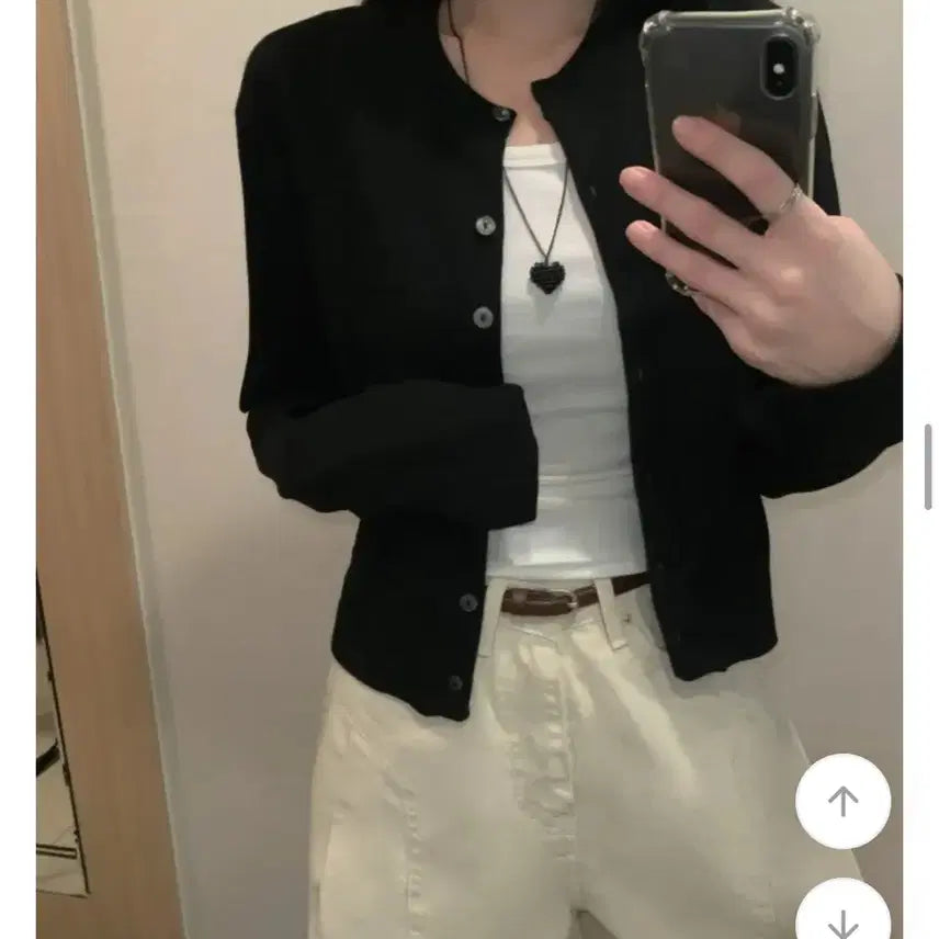 [BUNJANG] Black Cardigan / 가디건 블랙