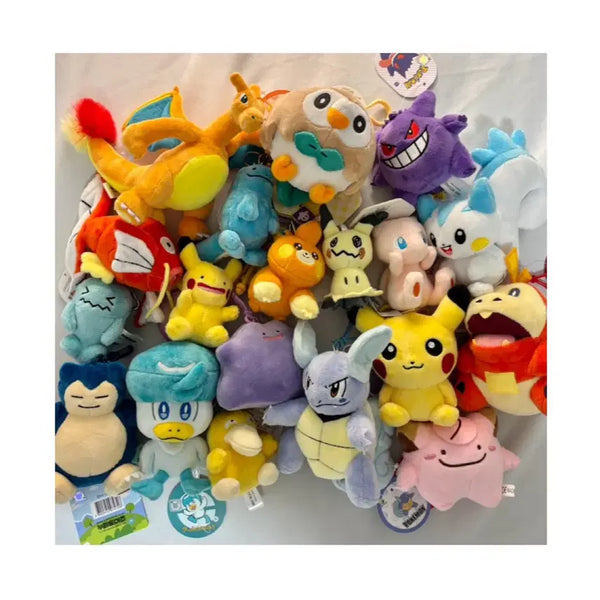 [BUNJANG] Pokemon Stuffed Animal Keychains - Charmander, Mimikyu, Pachirisu, Ditto, and more / 포켓몬스터 인형 키링 - 리자몽, 따라큐, 파치리스, 메타몽 등