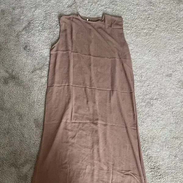 [BUNJANG] Solid Color Sleeveless Maxi Dress / (새상품) 중동 원피스 아바야 아랍 무슬림 드레스 66