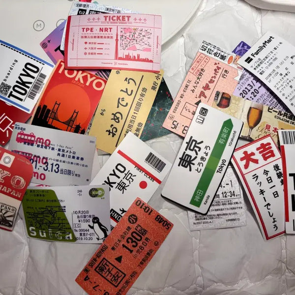[BUNJANG] Tokyo Travel Souvenir Sticker Set (25 pcs) / 도쿄 여행 기념품 스티커 25장 일괄