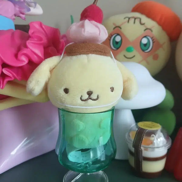 [BUNJANG] Melon Soda Pompompurin Plush / 골라담는 메론소다 폼폼푸린 인형