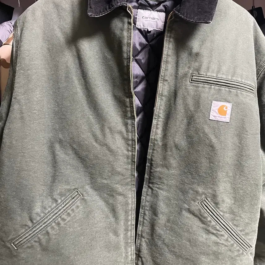 [BUNJANG] Carhartt Detroit Jacket Olive L -> M Exchange / 칼하트 디트로이트 OG 올리브 교환 L -> M