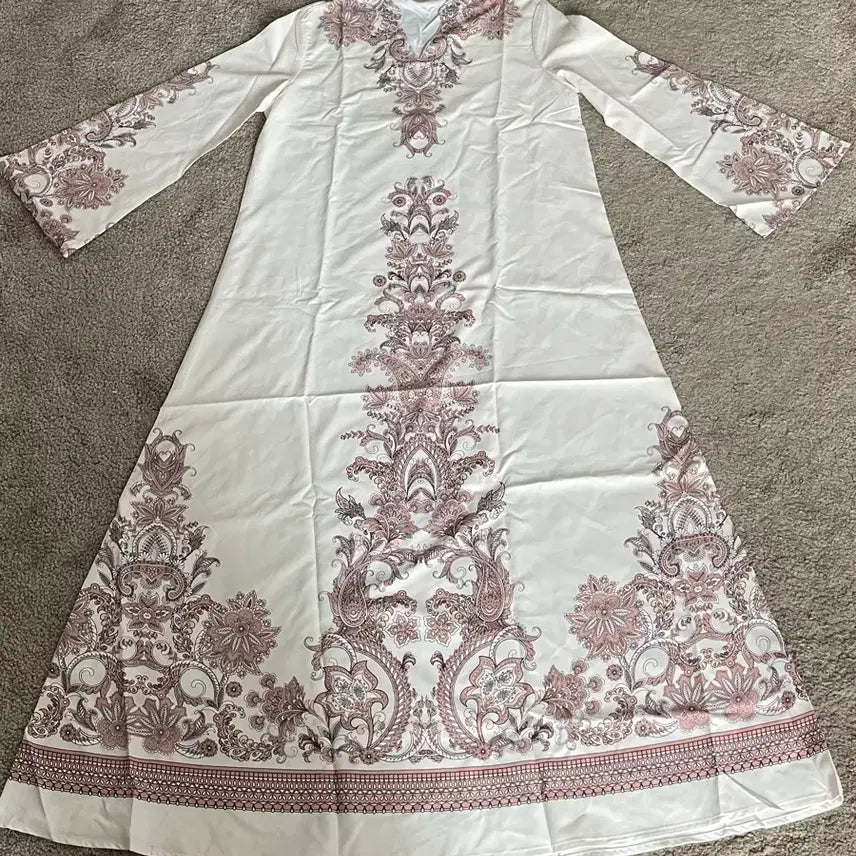 [BUNJANG] Middle Eastern Abaya Pattern Long Dress / 중동 아바야 패턴 드레스 아랍 롱원피스 66