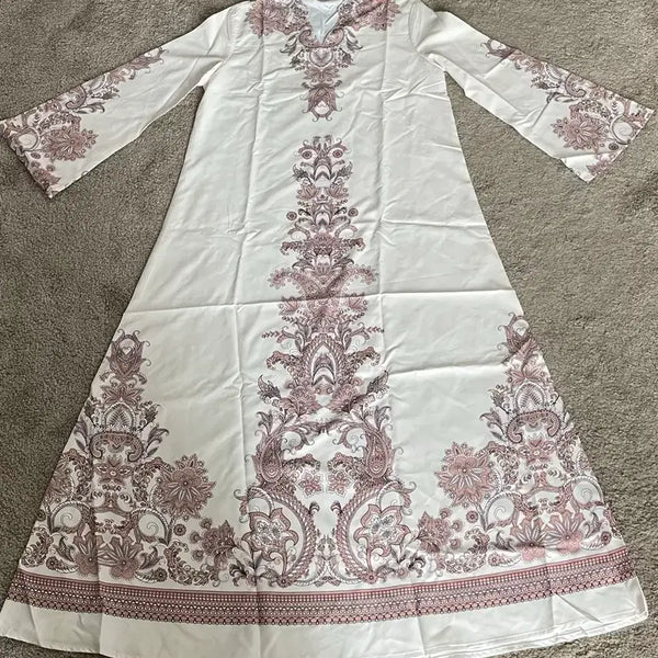 [BUNJANG] Middle Eastern Abaya Pattern Long Dress / 중동 아바야 패턴 드레스 아랍 롱원피스 66