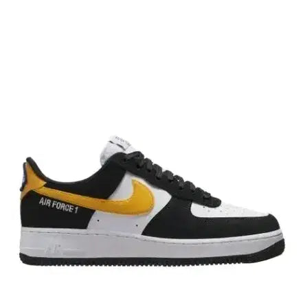 [BUNJANG] Nike Air Force 1 '07 LV8 Athletic Club Black Dark Sulfur Sneakers / 나이키 에어포스 1 '07 LV8 애슬레틱 클럽 블랙 다크 설퍼