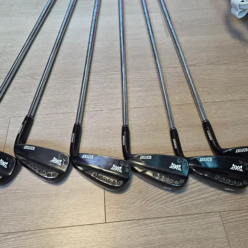 [BUNJANG] PXG 0311 XF Black Irons (5-P, 6 Iron Set) with True Temper Elevate 95 Steel Shaft / PXG 0311 XF BLACK 아이언 5~P (6 Iron)