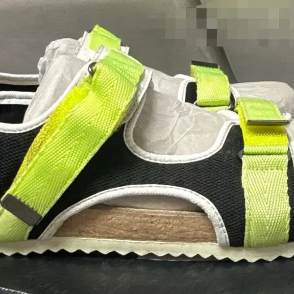[BUNJANG] Descente Sandal Fluorescent Lime/Black Size 260 / 정품 데상트 샌들 형광 라임/블랙 260