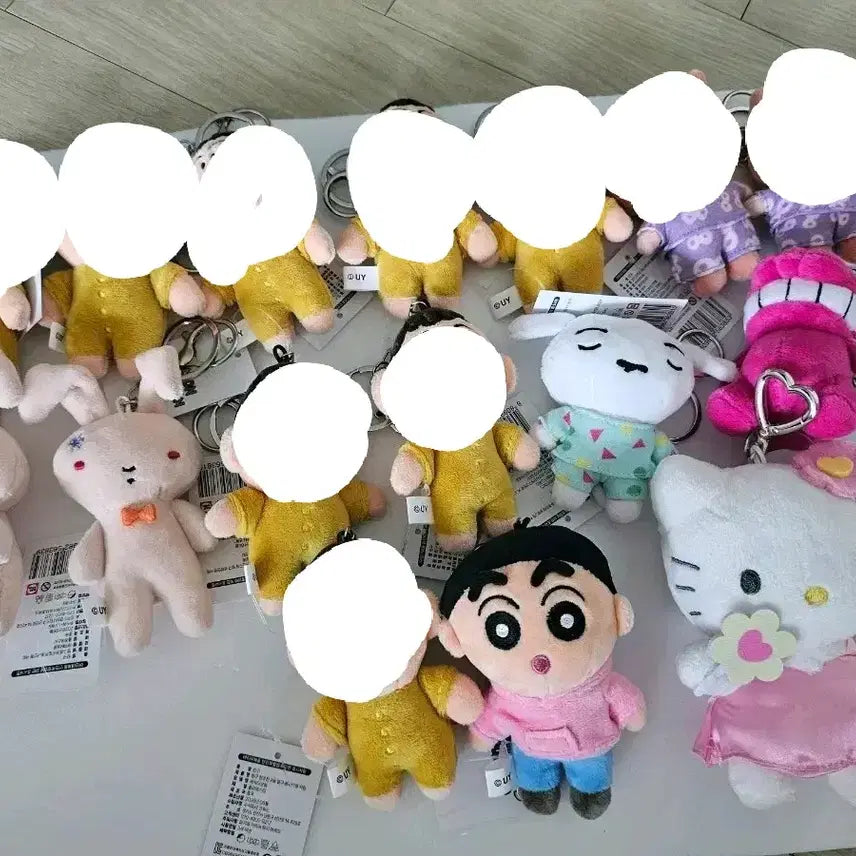 [BUNJANG] Crayon Shin-chan Plush Keychain / 짱구는 못말려 인형키링