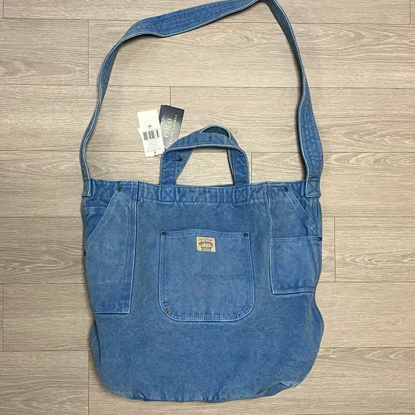 [BUNJANG] Polo Ralph Lauren Country Canvas Wash Tote Bag / (마지막할인,국내미발매,새상품) 폴로 랄프로렌 컨츄리 캔버스 워시 토트백