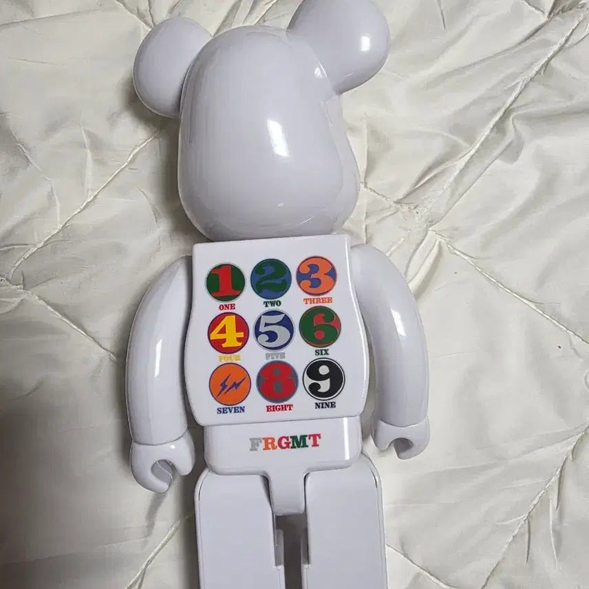 [BUNJANG] Bearbrick Fragment FRGMT Number Edition White 400% & 100% Set / 베어브릭 프라그먼트 FRGMT 숫자 에디션 화이트 400,100 입니다
