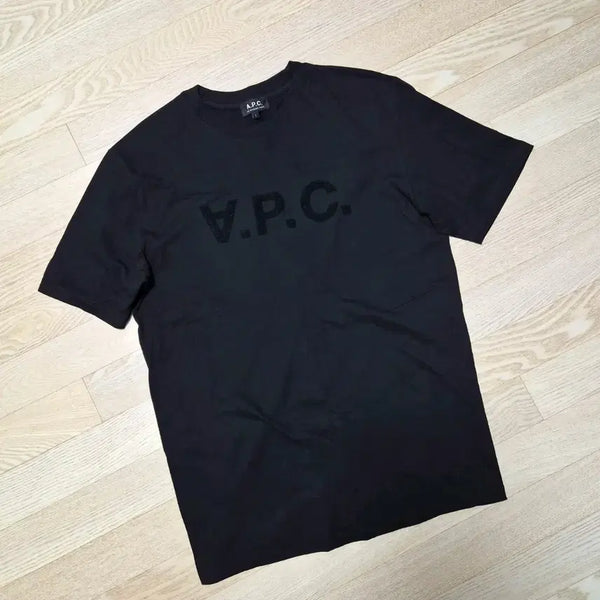 [BUNJANG] A.P.C. Logo T-Shirt Black Unisex L / A.P.C. 아페쎄 로고 반팔티 블랙 공용L