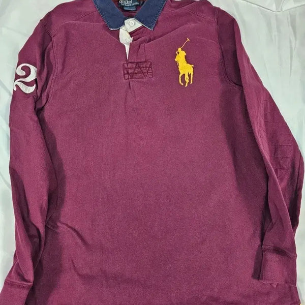 [BUNJANG] Polo Big Pony T-Shirt Burgundy XL / 폴로빅포니티셔츠버건디