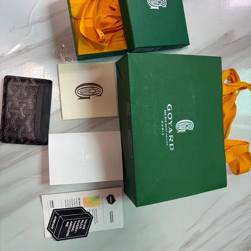 [BUNJANG] Goyard Saint Pierre Card Wallet Cream Authentic / 고야드 생쉴피스 카드지갑 크림정품