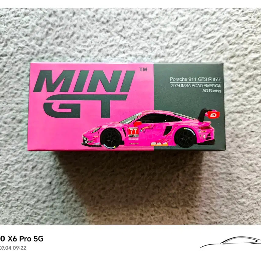 [BUNJANG] Minini GT 1052 Porsche 911 GT3 R #77 Roxy (Unsealed) / 미니지티 1052 포르쉐 911 GT3 R #77 록시 (단순개봉)