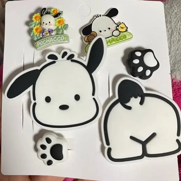 [BUNJANG] Pochacco Jibbitz Set / 포차코 지비츠