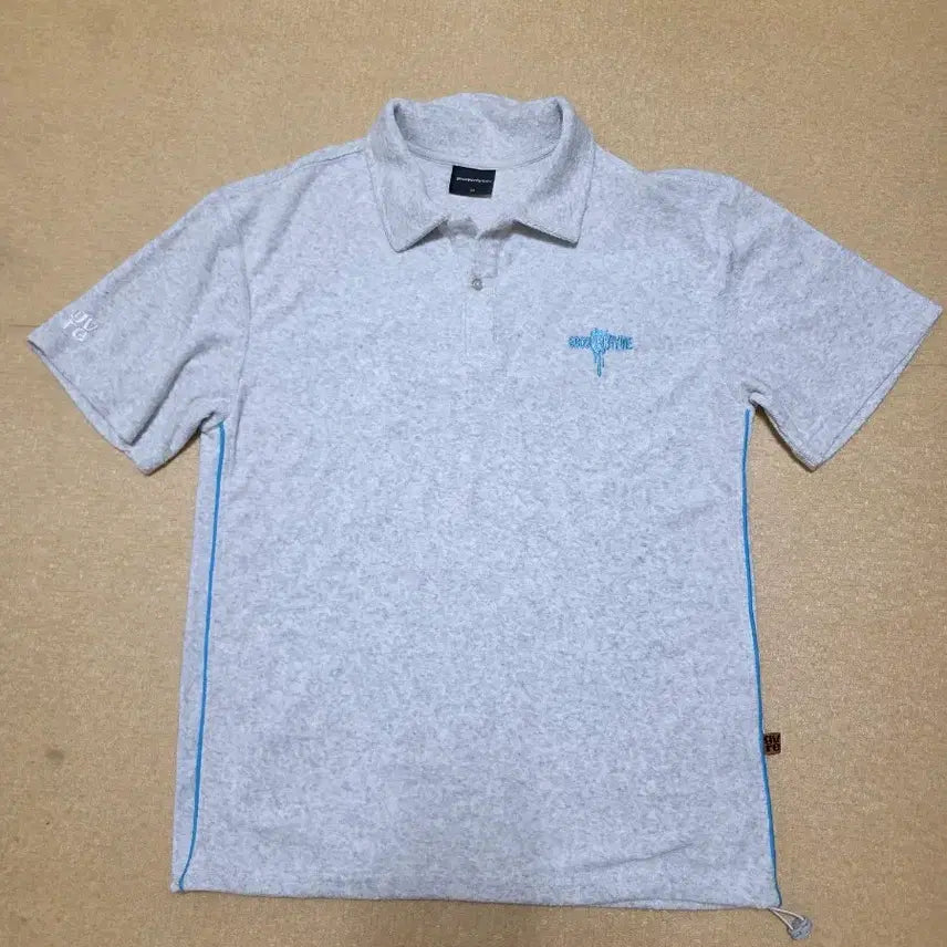 [BUNJANG] Groove Rime Terry Collar Short Sleeve T-shirt / 그루브라임 테리 카라 반팔티 M