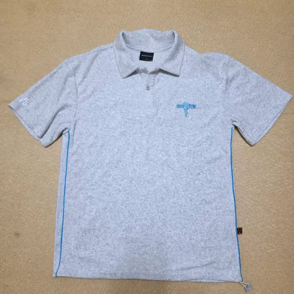 [BUNJANG] Groove Rime Terry Collar Short Sleeve T-shirt / 그루브라임 테리 카라 반팔티 M