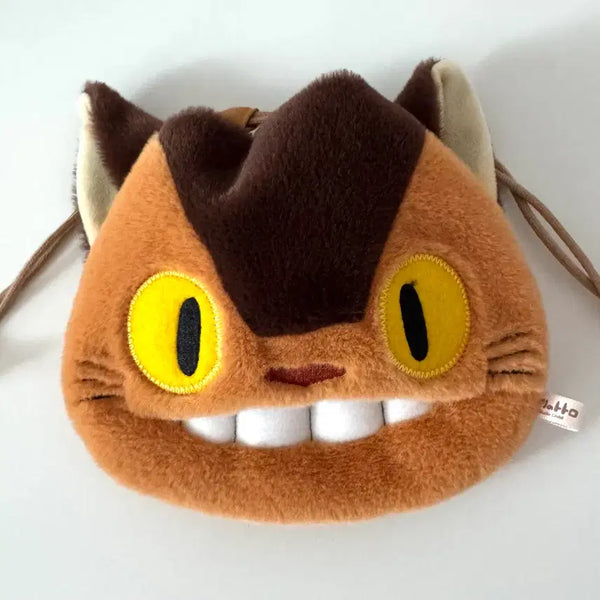 [BUNJANG] Ghibli My Neighbor Totoro Catbus Pouch / 도쿄 지브리샵 정품 이웃집 토토로 고양이버스 복조리 파우치