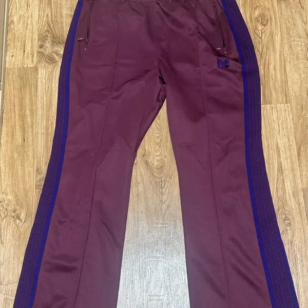 [BUNJANG] Needles Track Pants Wine Bootcut / 니들스 트랙 팬츠 와인 부츠컷