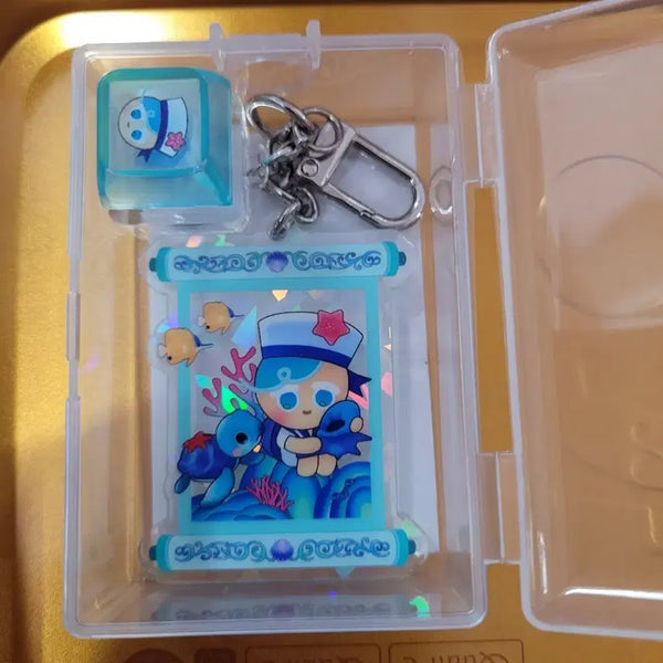 [BUNJANG] Cookierun Kingdom Aquarium Bakha Cookie Keychain / 쿠키런킹덤 아쿠아리움 키캡 키링