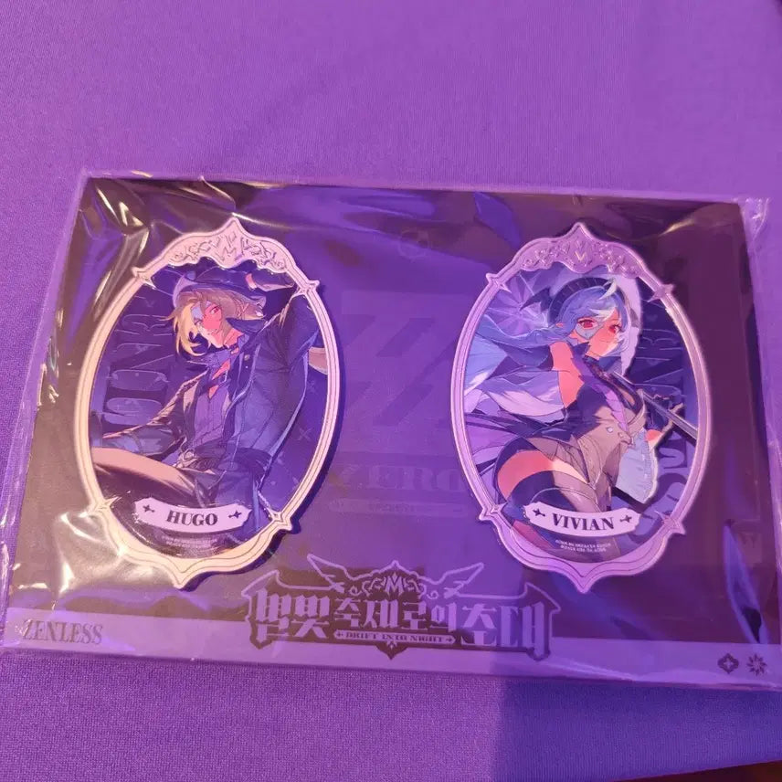 [BUNJANG] Zenless Zone Zero The Venti Vivian Hugo Badge Set / 젠레스 존 제로 더벤티 비비안 휴고 뱃지