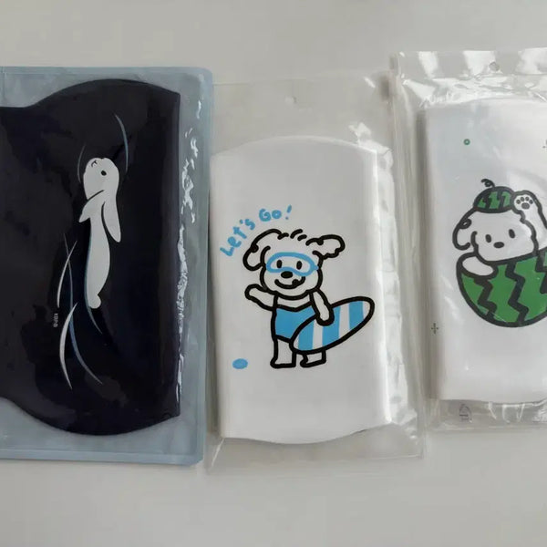 [BUNJANG] Kitty Bunny Pony Floating Bunny & Diette Swim Cap Bundle / 수모 일괄) 키티버니포니 플로팅버니, 디에떼수모 2종