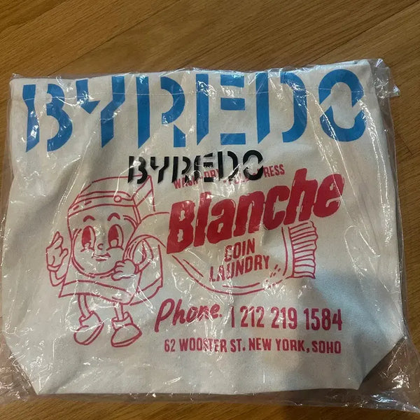 [BUNJANG] Byredo Blanche Coin Laundry Eco Bag / 바이레도 블랑쉬 코인 세탁소 에코백 새상품