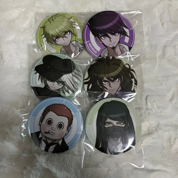[BUNJANG] Danganronpa V3 School Uniform Badge Set - Kiibo, Shuichi, Kaito, Gonta / 뉴단간론파V3 뉴단 교복 뱃지 아마미 키보 신구지 모모타 곤타 굿즈
