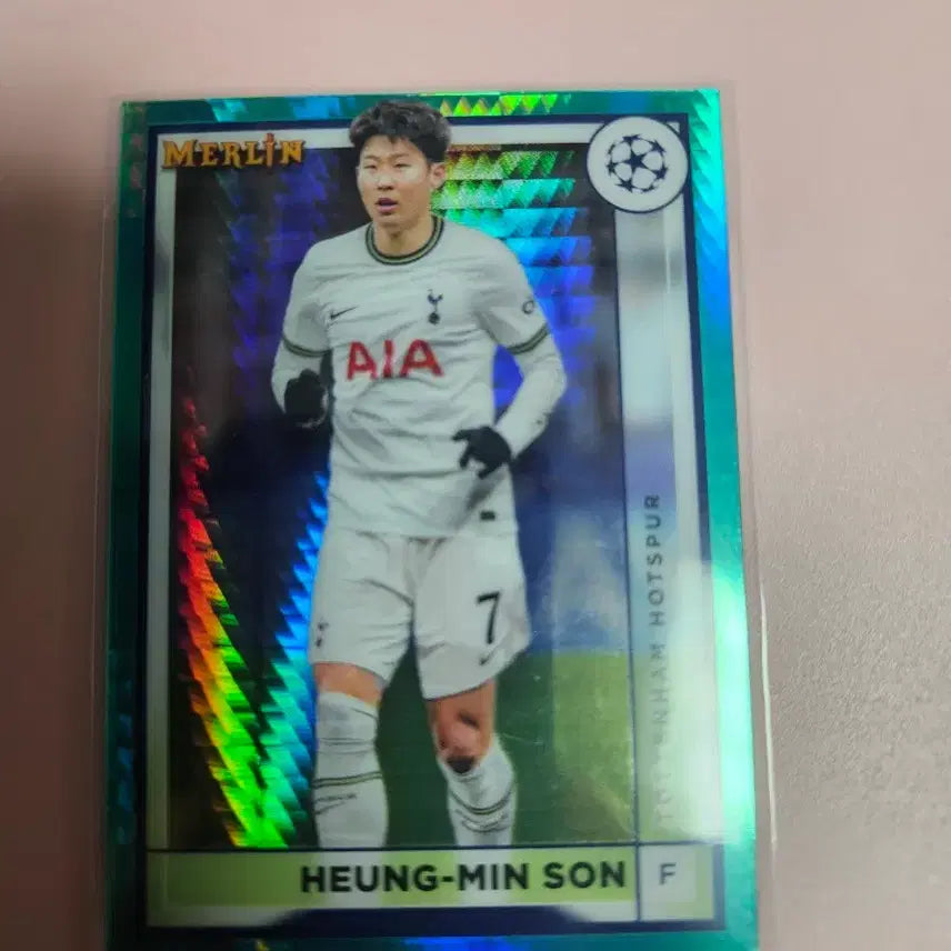 [BUNJANG] Son Heung-min 2022 Topps Merlin Aqua Prism Refractor / 손흥민 2022 Topps Merlin 아쿠아 프리즘 리플렉터