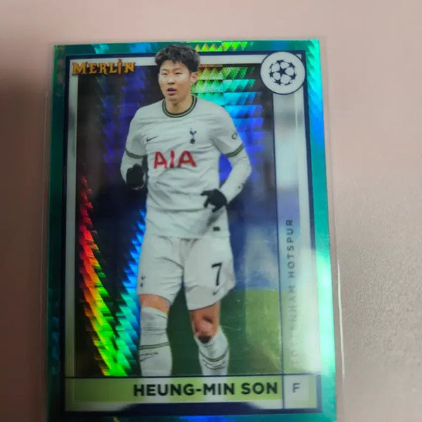 [BUNJANG] Son Heung-min 2022 Topps Merlin Aqua Prism Refractor / 손흥민 2022 Topps Merlin 아쿠아 프리즘 리플렉터