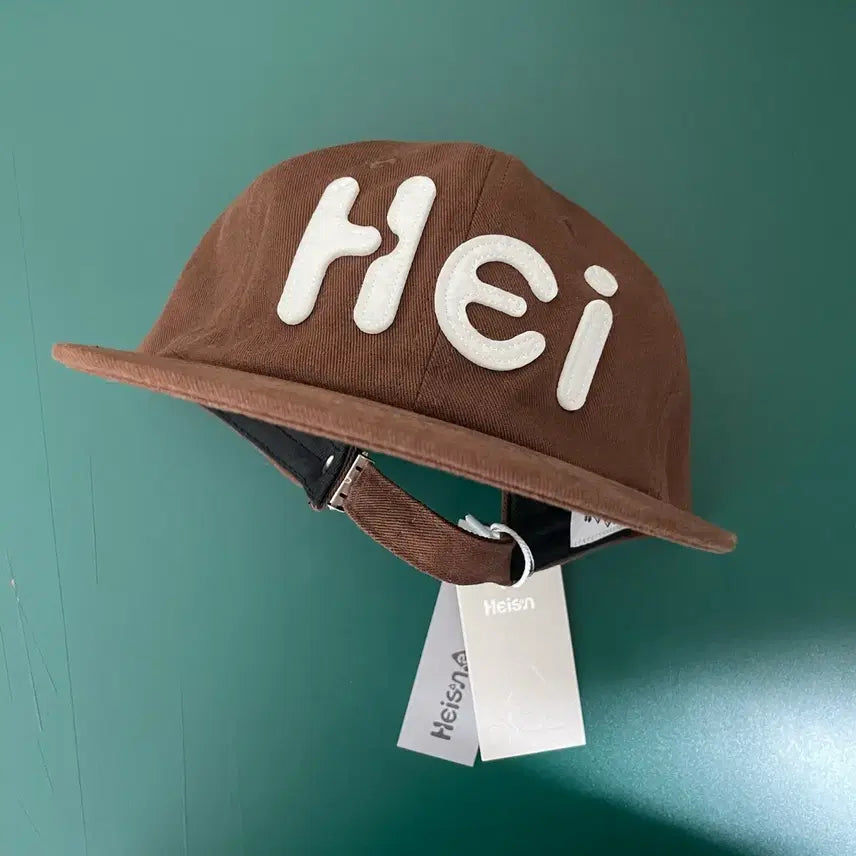 [BUNJANG] Hei Big Logo Felt Cap Hat - Brown / (새상품) 하이산 Hei 빅로고 펠트캡 모자