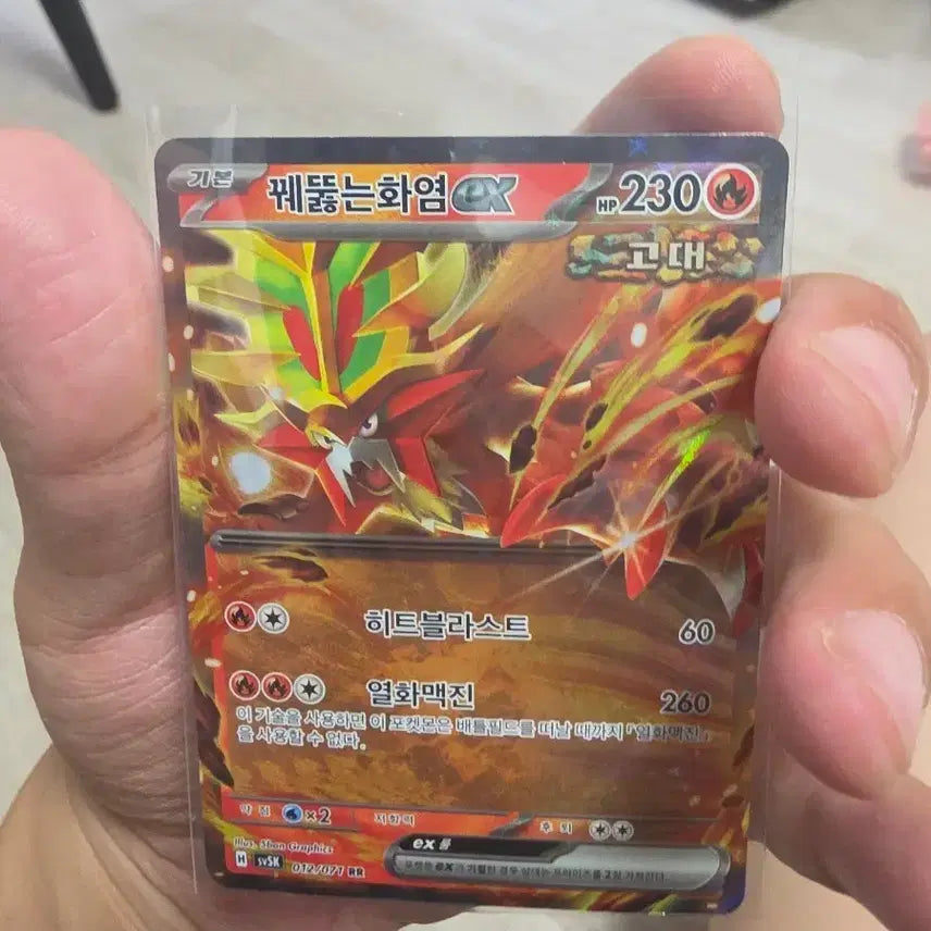 [BUNJANG] Pokemon Card Inferno Overdrive EX / 꿰뚫는화염 EX 포켓몬 카드