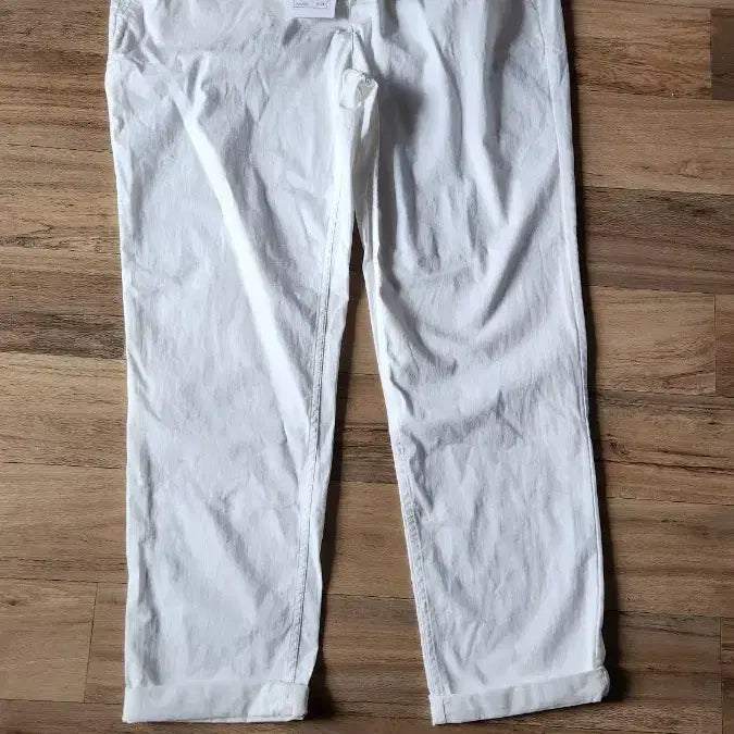 [BUNJANG] Theory Cream Cotton Pants Size 34 / Theory 크림색  면바지