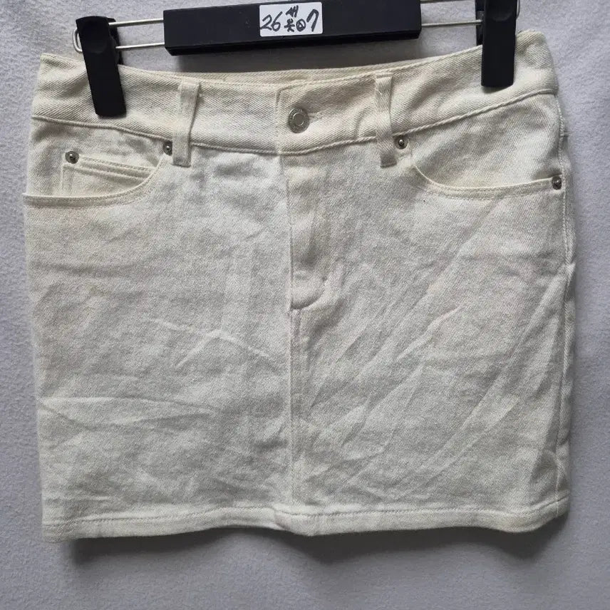[BUNJANG] Stretch Mini Skirt (26 Size) - Set of 2 / 스판 미니스커트 26사이즈 두개 8천