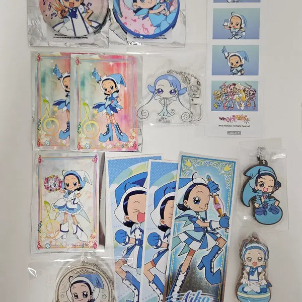 [BUNJANG] Ojamajo Doremi V-Square Pop-up Cafe Goods Ai + Ai Set / 꼬마마법사레미 브이스퀘어 팝업 카페 MD 굿즈 사랑이 + 사랑이 세트